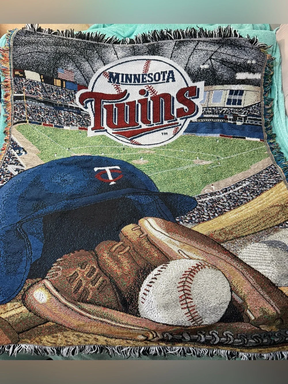 Minnesota Twins “Home Field Advantage” 50” X 60” Woven Tapestry Throw